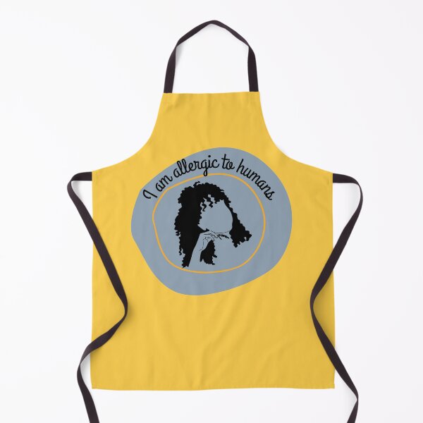 Item preview, My curly hair is allergic to humans - Blue and yellow color designed and sold by SalxSal.