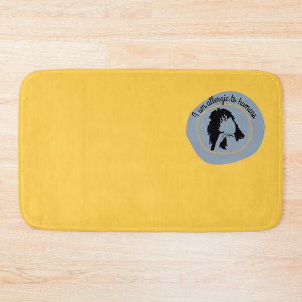 Item preview, My curly hair is allergic to humans - Blue and yellow color designed and sold by SalxSal.
