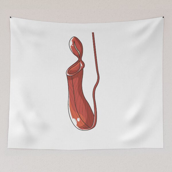 Item preview, Pitcher Plant Nepenthes Carnivorous Plants Carnivores Botanical T-Shirt designed and sold by Schertel.