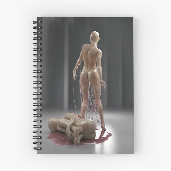 Item preview, young woman leaving the used cocoon designed and sold by Mike Kiev art.