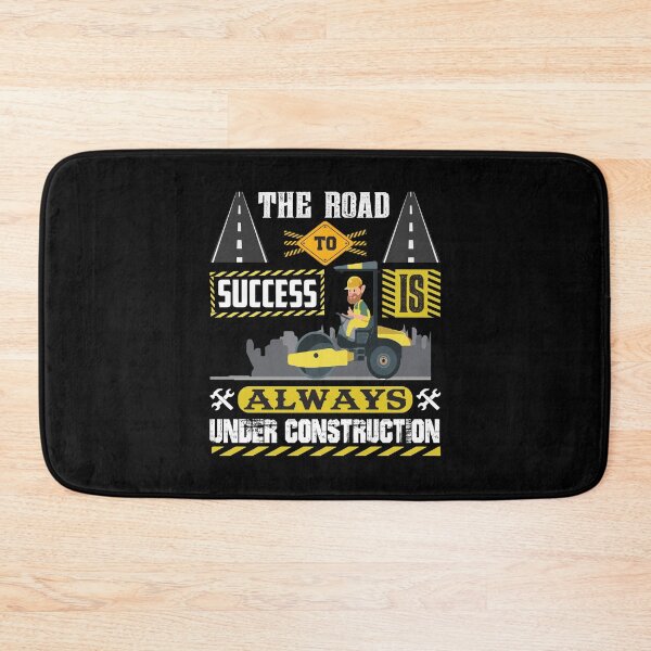 Item preview, The road to success is always under construction - Funny designed and sold by Silver Medal.