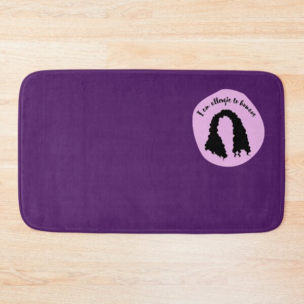 Item preview, My curly hair is allergic to humans - pink and purple colors designed and sold by SalxSal.