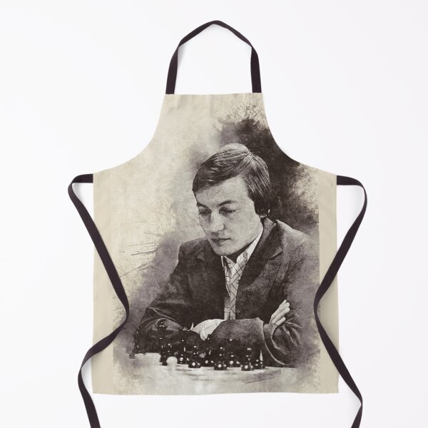 Item preview, Anatoly Karpov ✪ The Legend ✪ Aesthetic Watercolor Portrait of a chess master designed and sold by Naumovski.