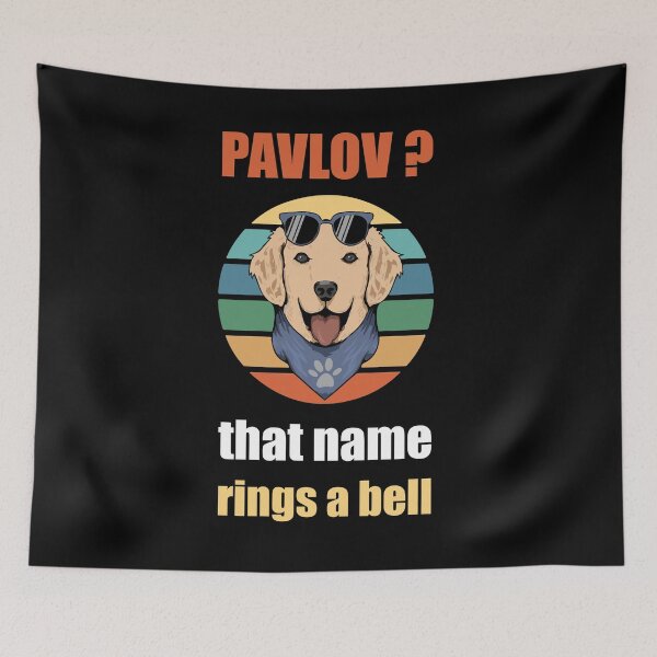 Item preview, Pavlov that name rings a bell dog's lovers gift designed and sold by alfa-rouk.