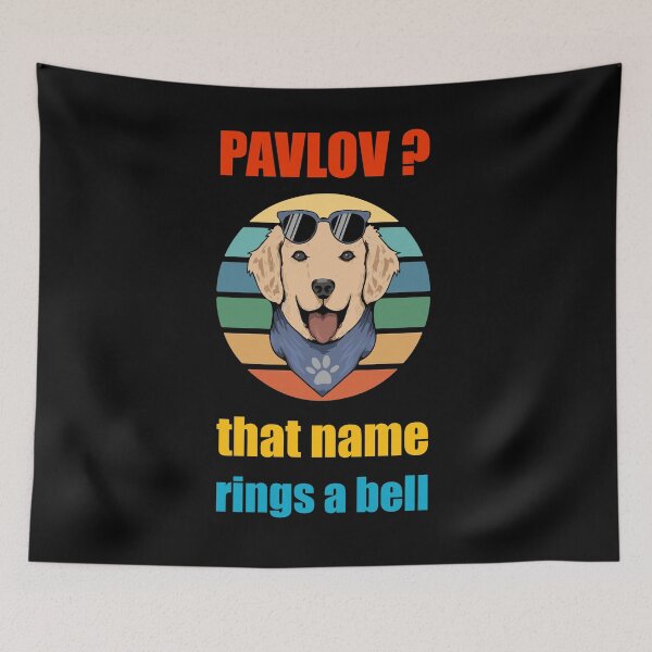 Item preview, Pavlov that name rings a bell dog's lovers gift designed and sold by alfa-rouk.