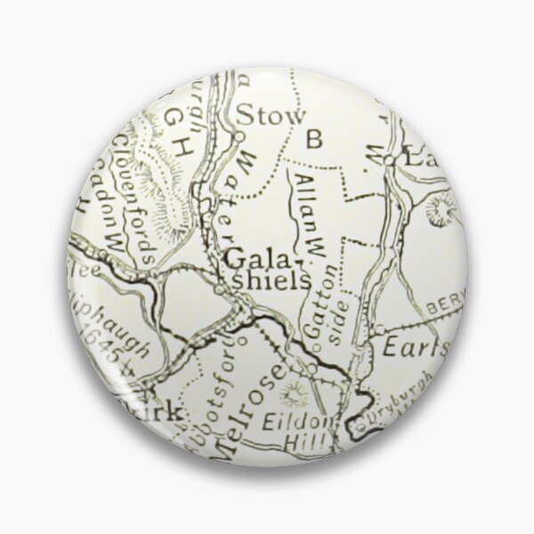 Item preview, GALASHIELS & surrounding area map 1891 designed and sold by yourscotland.