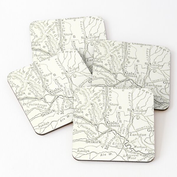 Item preview, GALASHIELS & surrounding area map 1891 designed and sold by yourscotland.