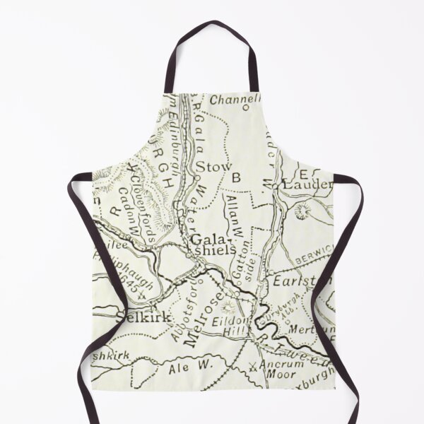 Item preview, GALASHIELS & surrounding area map 1891 designed and sold by yourscotland.