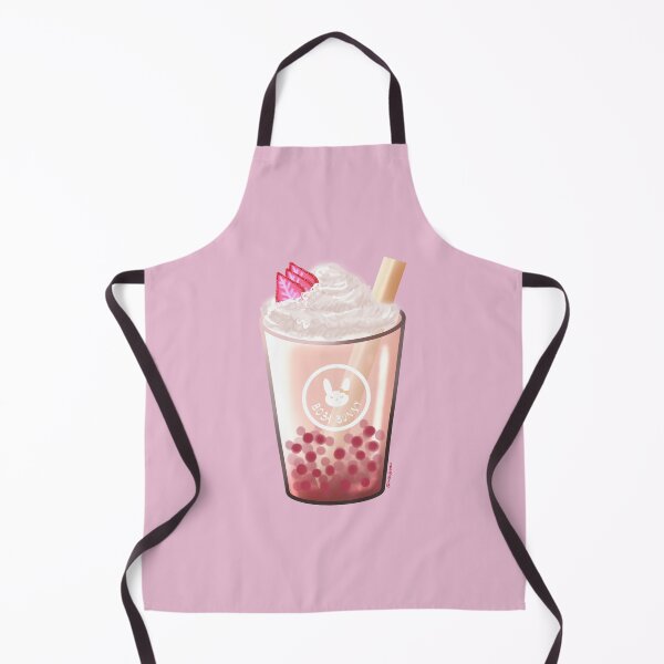 Item preview, Kawaii Strawberry Milk Tea Boba Bunny (Bubbletea) designed and sold by MsBellSnow.