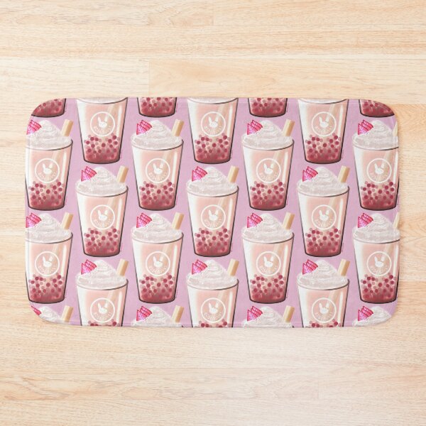 Item preview, Kawaii Strawberry Milk Tea Boba Bunny (Bubbletea) designed and sold by MsBellSnow.