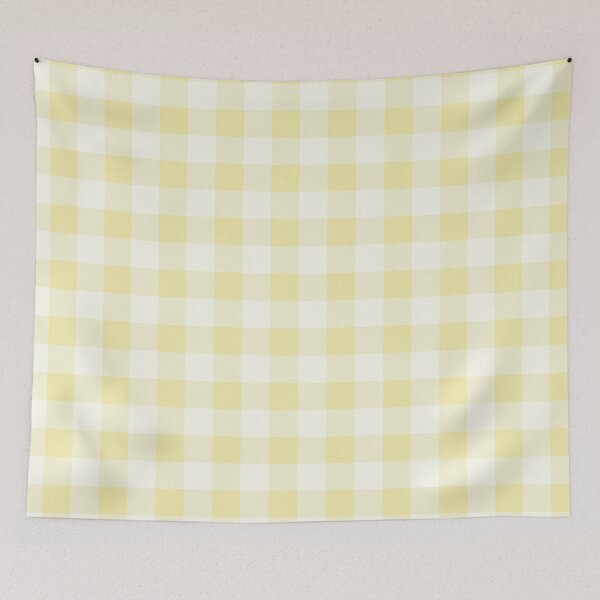 Item preview, Pastel Yellow Gingham Pattern designed and sold by goal-getter.