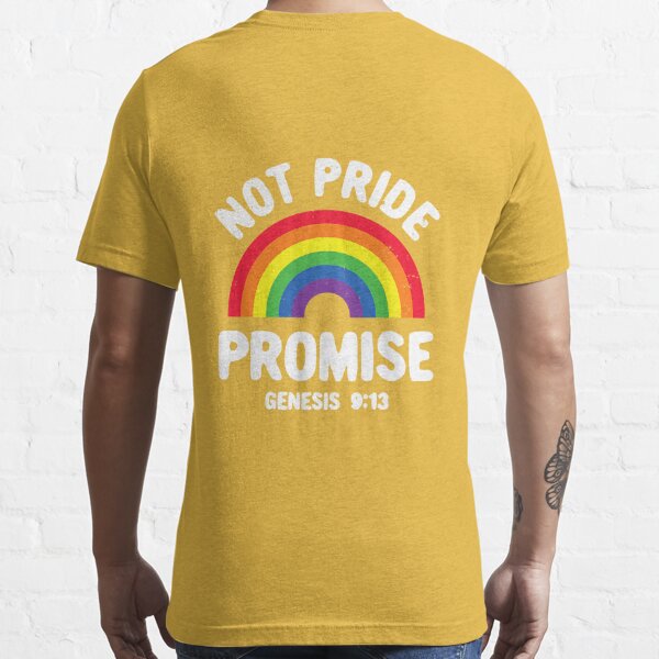 Not Pride Promise Genesis 9:13 LGBTQ By JobeAub