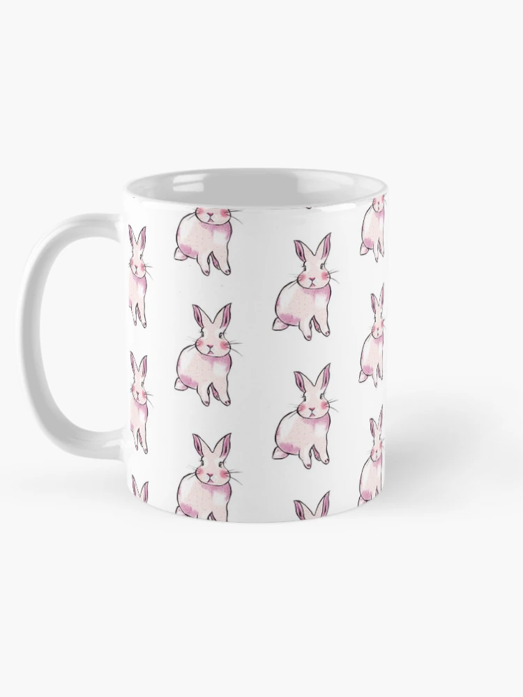 Thumbnail 5 of 6, Coffee Mug, Pink Rabbit designed and sold by MANUMONY.