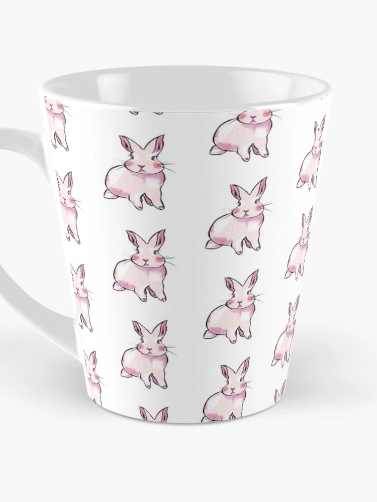 Thumbnail 3 of 4, Coffee Mug, Pink Rabbit designed and sold by MANUMONY.