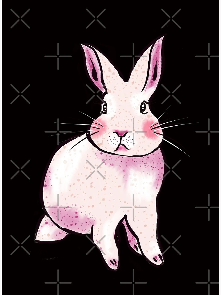 Thumbnail 3 of 3, Poster, Pink Rabbit designed and sold by MANUMONY.