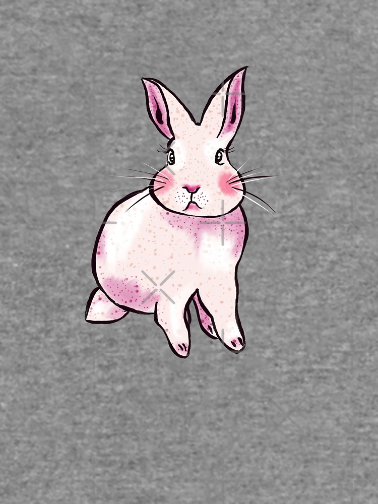 Thumbnail 6 of 6, Lightweight Sweatshirt, Pink Rabbit designed and sold by MANUMONY.