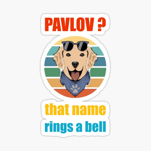 Item preview, Pavlov that name rings a bell dog's lovers gift designed and sold by alfa-rouk.