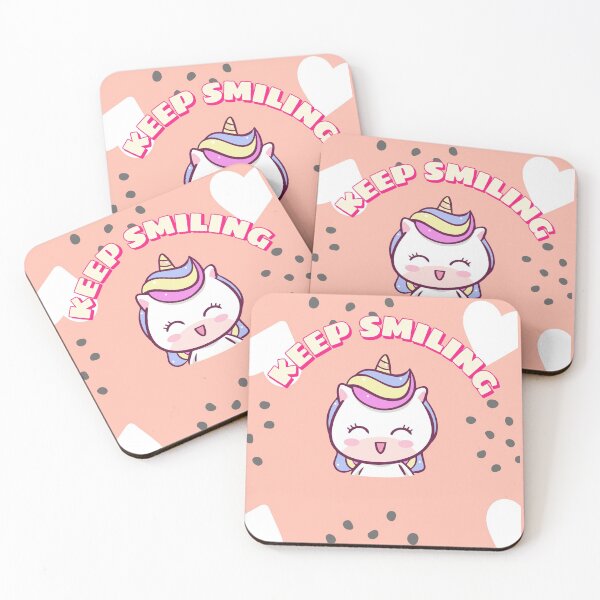 Item preview, Kawaii Smiling Unicorn designed and sold by Lorify.