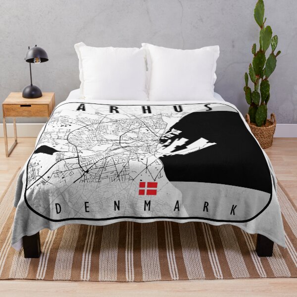 Item preview, Arhus Map Denmark designed and sold by hatimelhag.