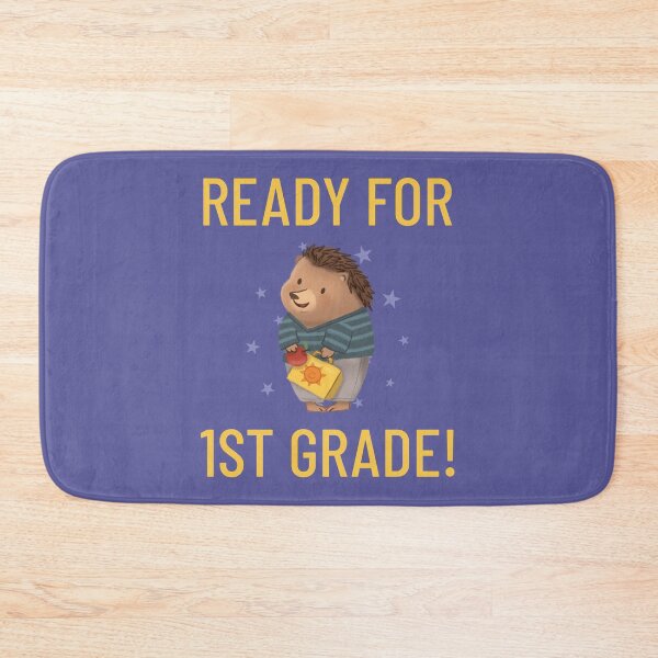 Item preview, BACK TO SCHOOL - HEDGEHOG ON HIS FIRST DAY OF SCHOOL  READY FOR 1ST GRADE designed and sold by Studio TANFF.
