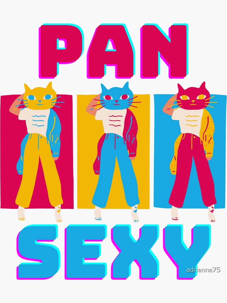 Pansexual Kitties Cats Pride Flag Sticker For Sale By Adrienne75 Redbubble 2556