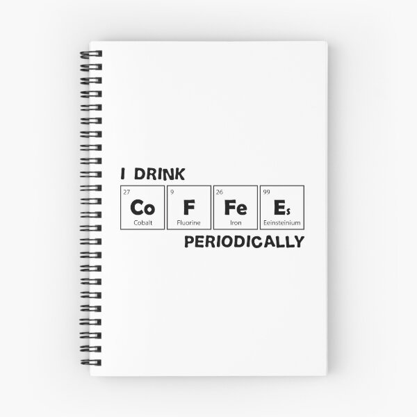 Item preview, I Drink Coffee Periodically Funny Coffee Periodic Table  designed and sold by TH3--DESIGNER.