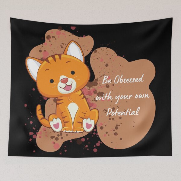 Item preview, Cat images Be the best version of you designed and sold by Imakeyouhappy.