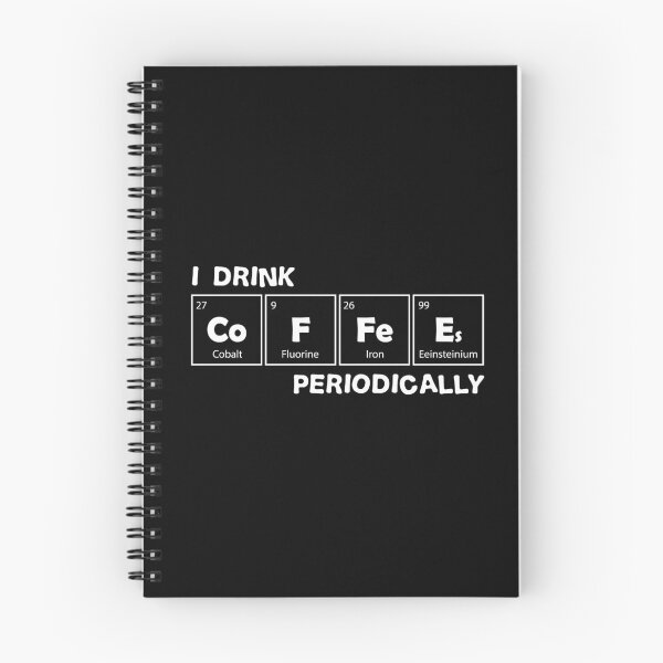Item preview, I Drink Coffee Periodically Funny Coffee Periodic Table  designed and sold by TH3--DESIGNER.