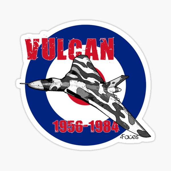RAF Vulcan 1956-1984 Sticker