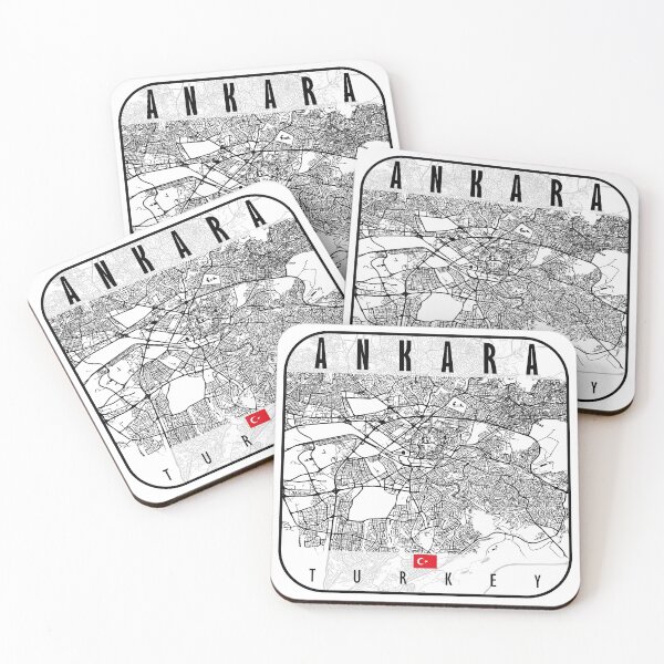 Item preview, Ankara Map Turkey designed and sold by hatimelhag.
