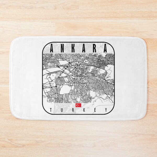 Item preview, Ankara Map Turkey designed and sold by hatimelhag.