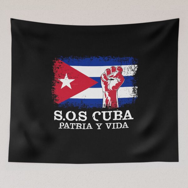 Item preview, SOS CUBA PATRIA Y VIDA Retro designed and sold by timothybakerhi.