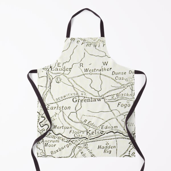 Item preview, GREENLAW & surrounding area map 1891 designed and sold by yourscotland.