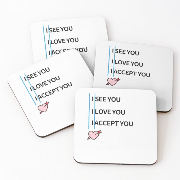 Item preview, I see I love you I accept you T-shirts designed and sold by jeongstore.