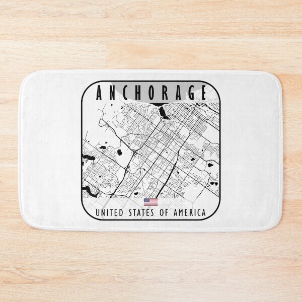 Item preview, Anchorage Map USA designed and sold by hatimelhag.