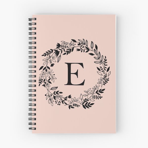 Item preview, Letter E with Floral Wreath - Initial E - Monogram Art designed and sold by thelustrous.