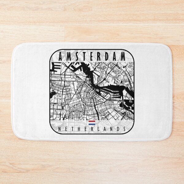 Item preview, Amsterdam Map Netherlands designed and sold by hatimelhag.