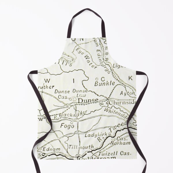 Item preview, DUNS & surrounding area map 1891 designed and sold by yourscotland.