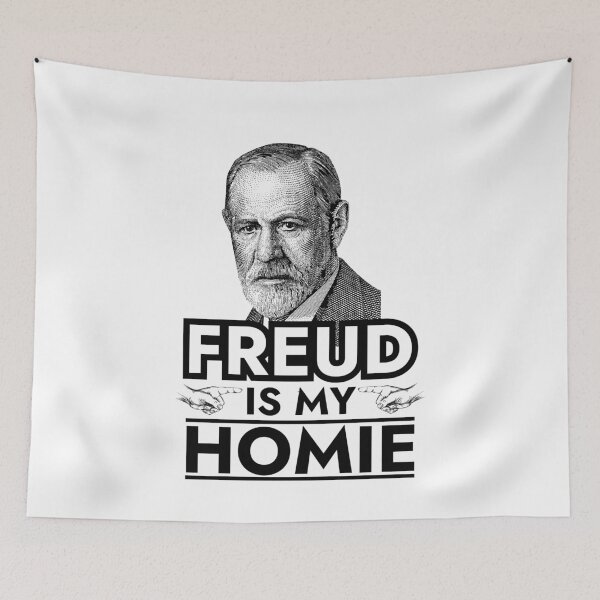 Aperçu de l'œuvre Sigmund Freud est mon pote créée et vendue par The Junto Shop.