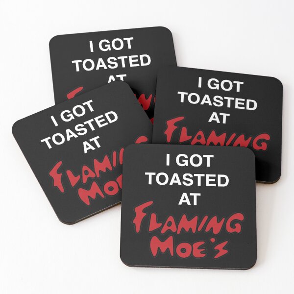 Item preview, Flaming Moe's white designed and sold by wozsimps.