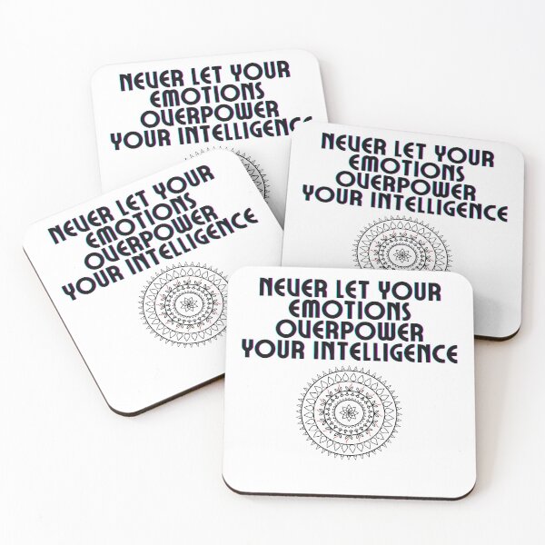 Item preview, Never Let Your Emotions Overpower Your Intelligence designed and sold by leea1l.