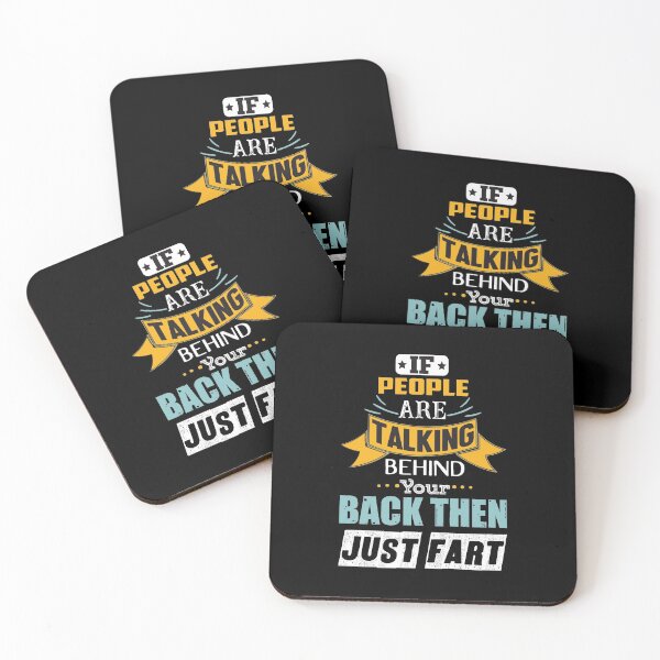 Item preview, If people are talking behind your back then just fart - funny designed and sold by Silver Medal.