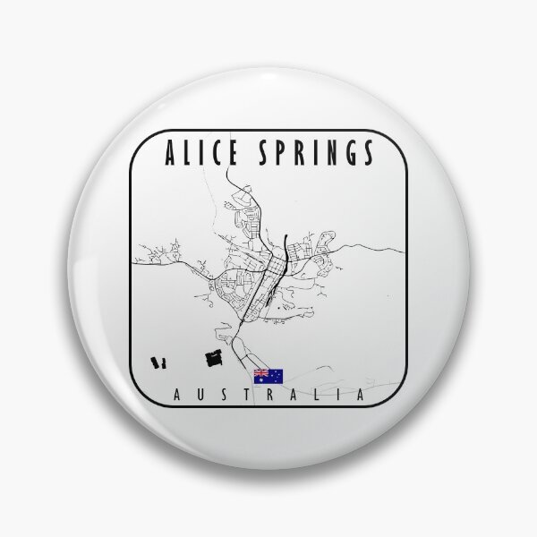Item preview, Alice Springs Map Australia designed and sold by hatimelhag.