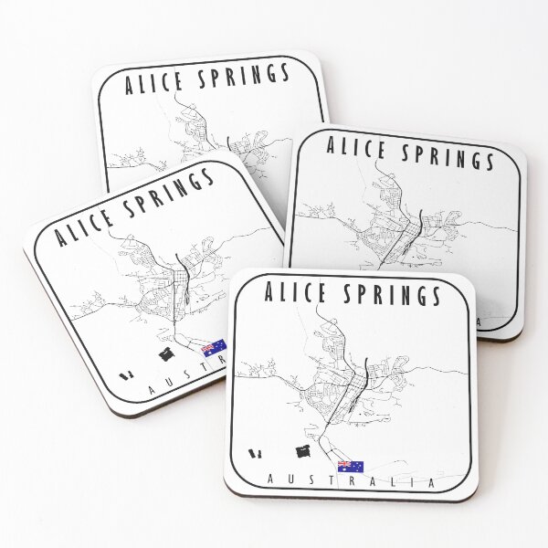 Item preview, Alice Springs Map Australia designed and sold by hatimelhag.