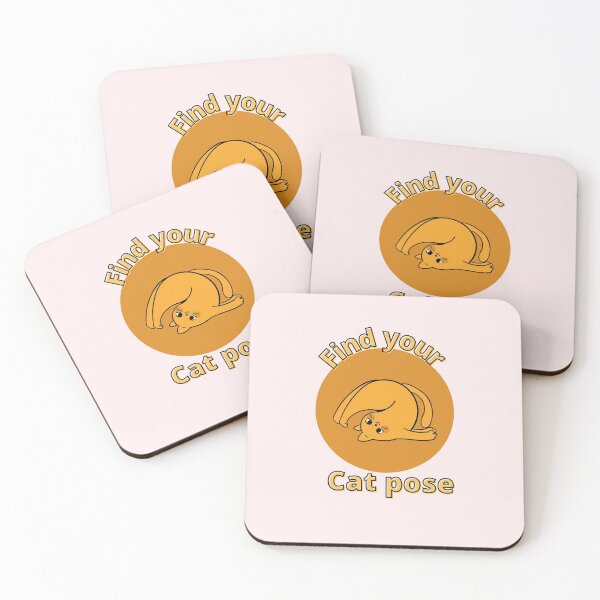 Item preview, Find your cat pose sticker designed and sold by StickerLadies.