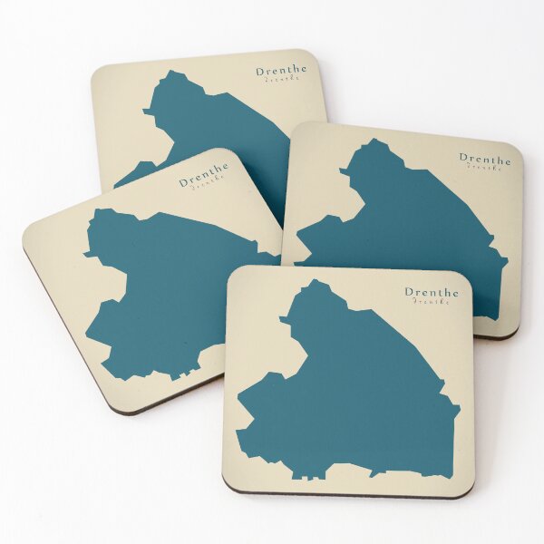 Item preview, Modern Map - Drenthe province map Netherlands NL designed and sold by Ingo Menhard.