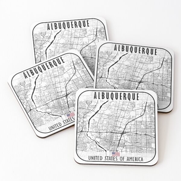 Item preview, Albuquerque Map USA designed and sold by hatimelhag.