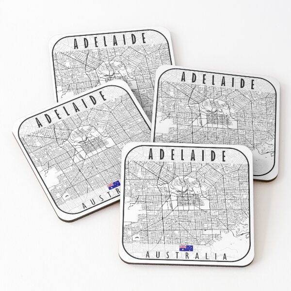 Item preview, Adelaide Map Australia designed and sold by hatimelhag.