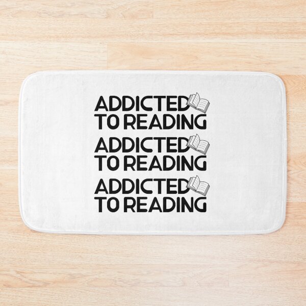 Item preview, Addicted to Reading - black letters designed and sold by dkdk-kdk.