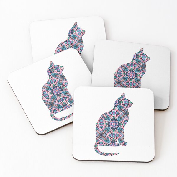 Item preview, Colorful Patterned Kaleidoscope Cat designed and sold by 9N20.